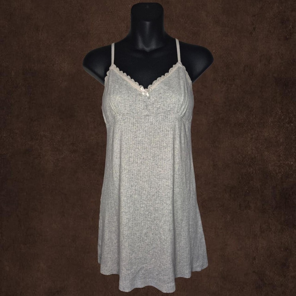 Forever 21 Lace Trim Babydoll Slip Dress